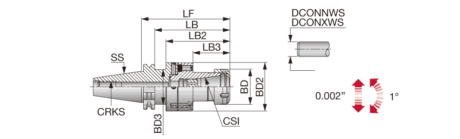 ADJ CAT50 D2.756 ER32