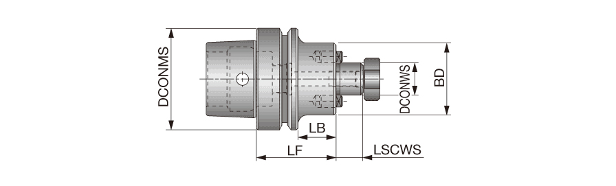 HSK E 50 SEM 3/4X2.375